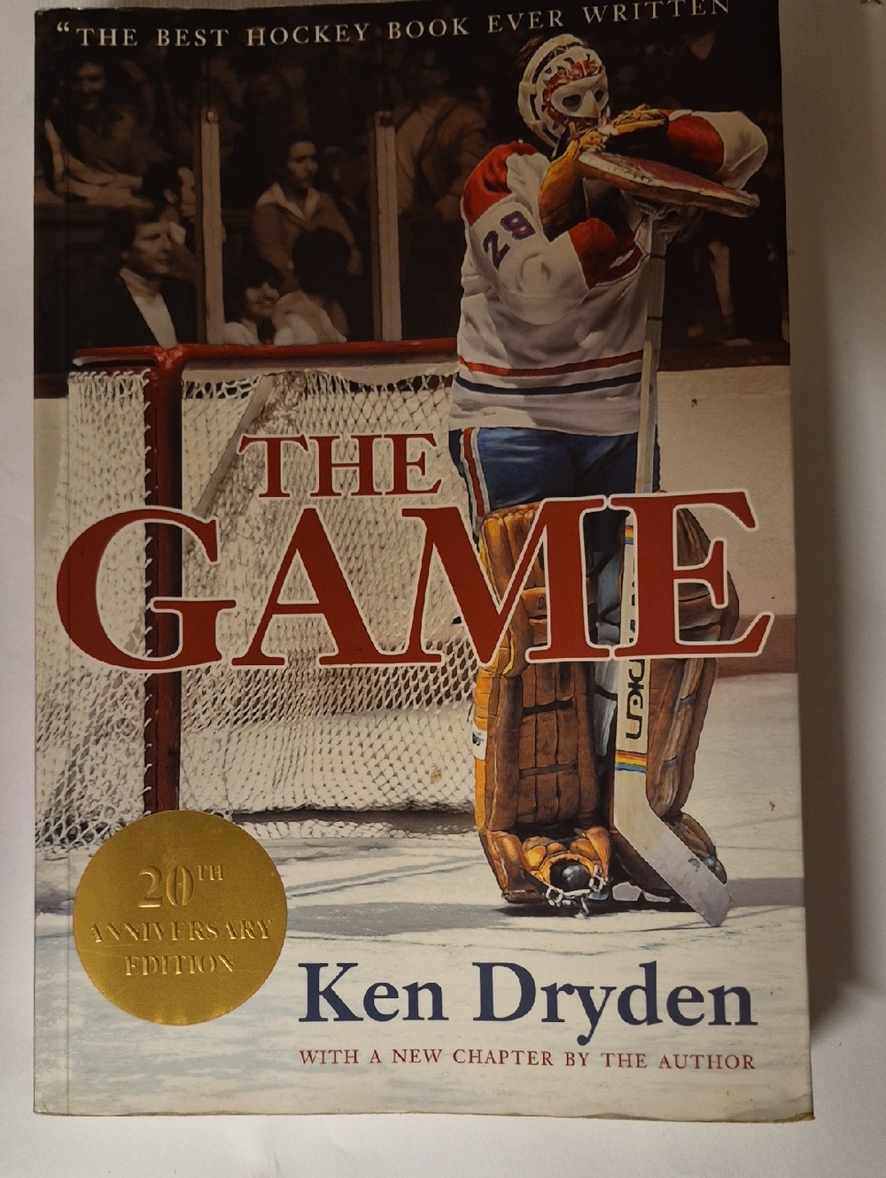 20th Anniversary Commemorative Edition-The Game By Ken Dryden Former NHL Goalie
